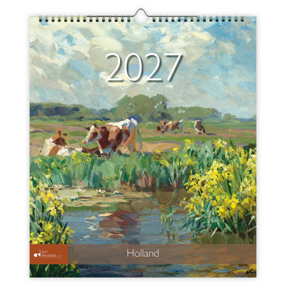 2027 Holland Art  Calendar  11.8 x13.4  inches