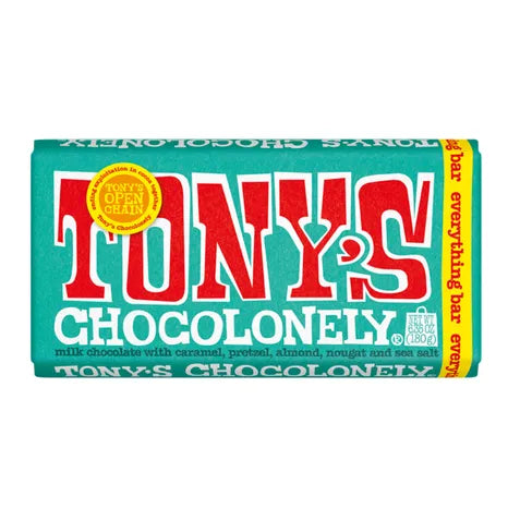 Tonys Chocolonely Milk Everything Chocolate  Bar 6.35 oz