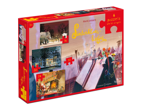 Puzzle Sinterklaas Songss by Mark Janssen (kids) 4 puzzles 1 box