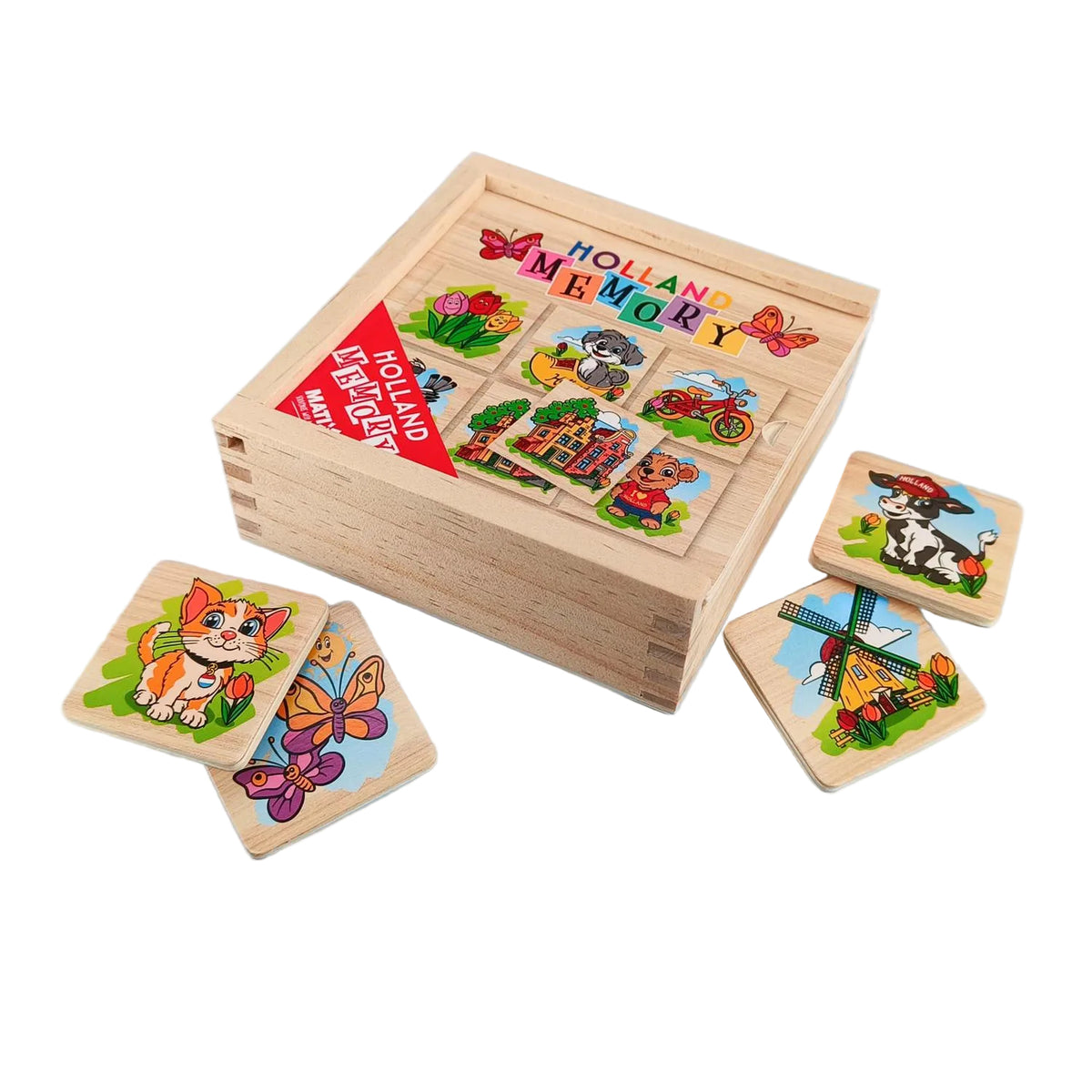 Wooden Memory Game Holland