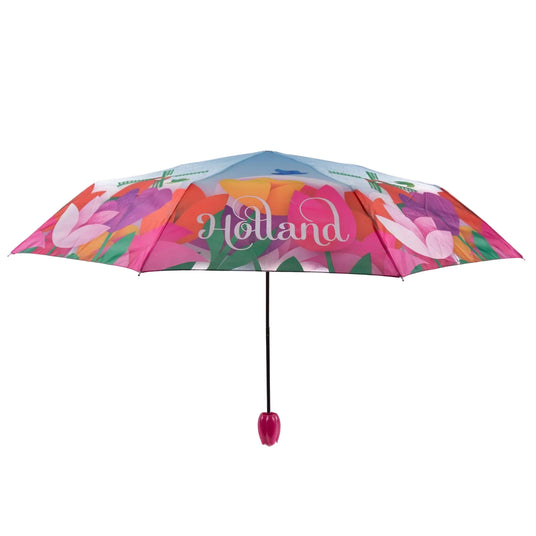 Umbrella Pretty Tulips Pink HOLLAND