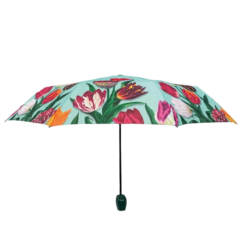 Umbrella Pretty Tulips Green
