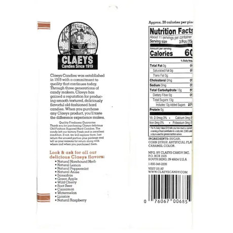 Claeys Candy Root Beer Drops 6oz