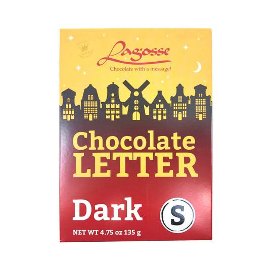 Lagosse Large Dark S Chocolate Letter 4.7oz