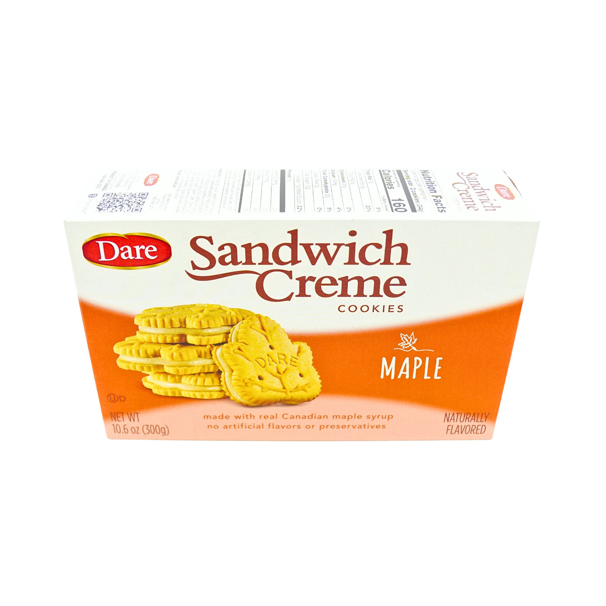 Dare Maple Leaf Creme Cookie 10 oz box