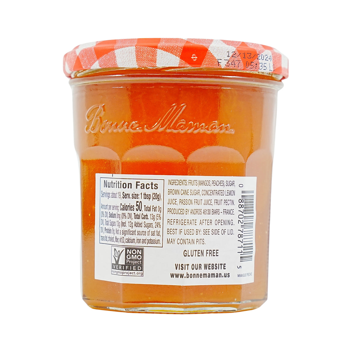 Bonne Maman Mango Peach Preserve 13 oz