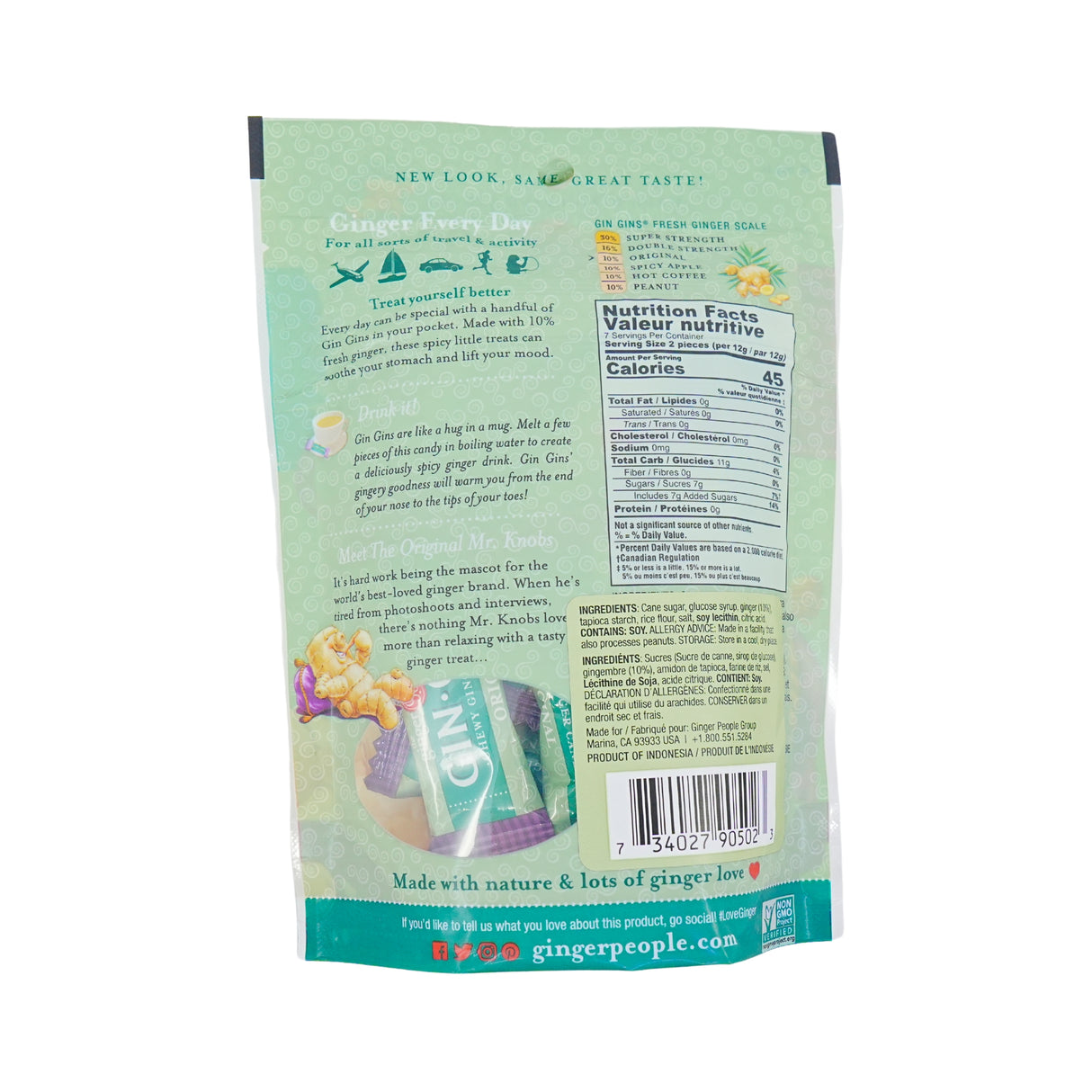 Ginger People Original Ginger Chews 3 Oz