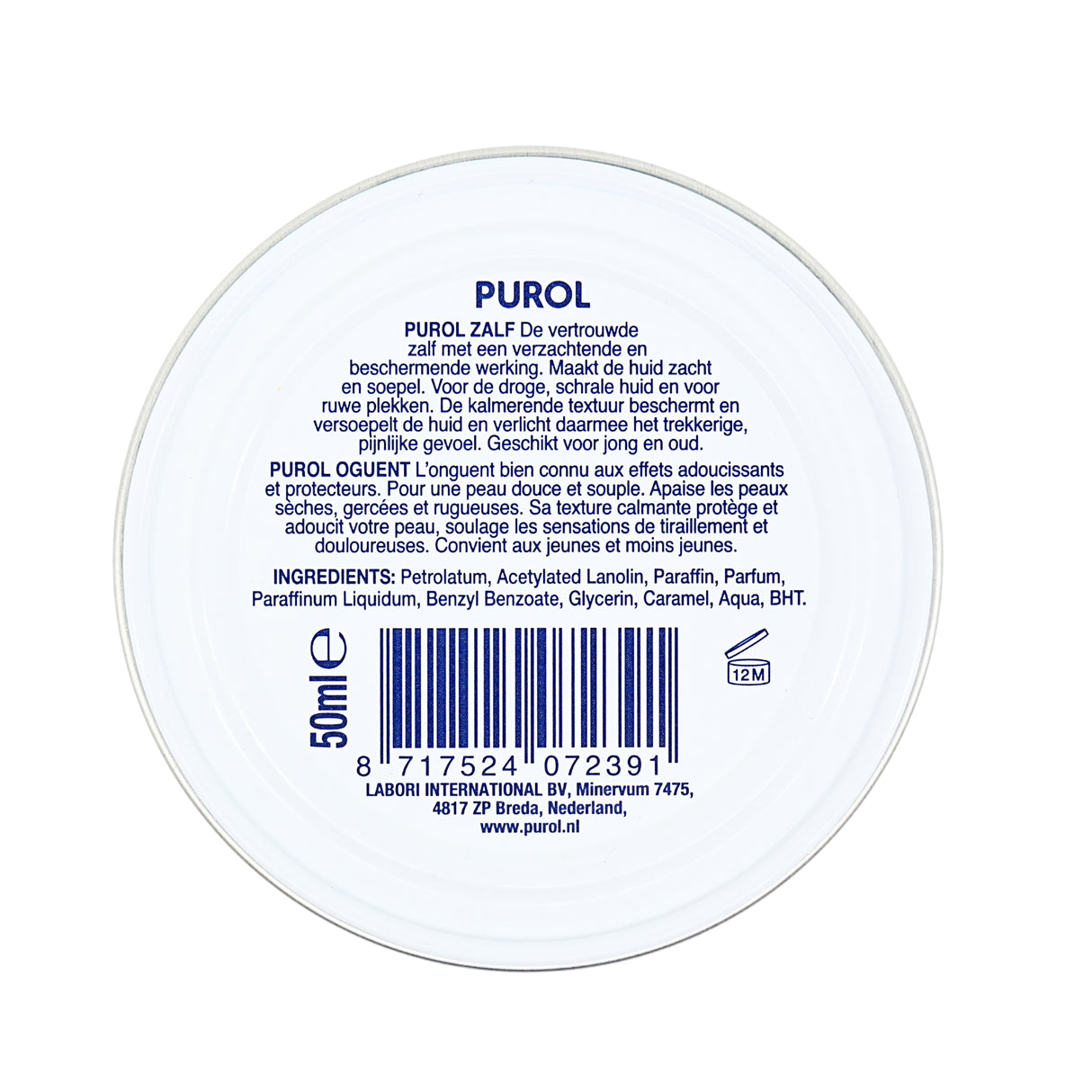 Purol Ointment 50 ML Tin