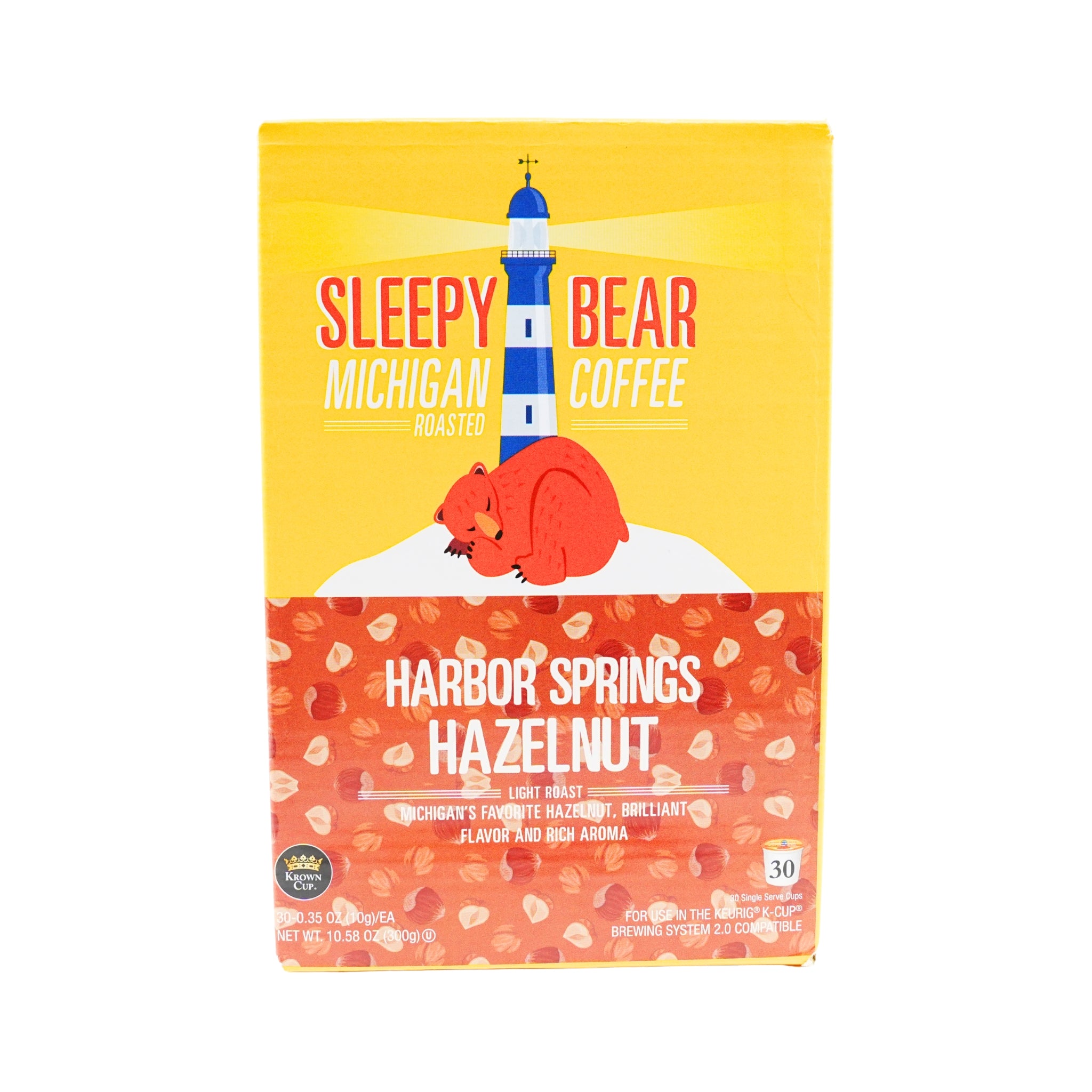 Sleepy Bear Harbor Springs Hazelnut Coffee 30 ct K CUP – Peters