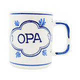 DeWit Hand Painted  Coffee Mug  Opa 4 inch