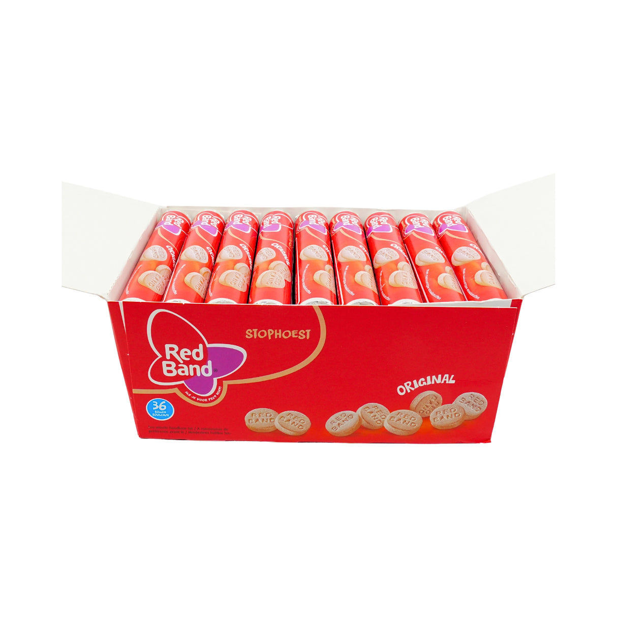 Red Band Stophoest 36 Ct Box