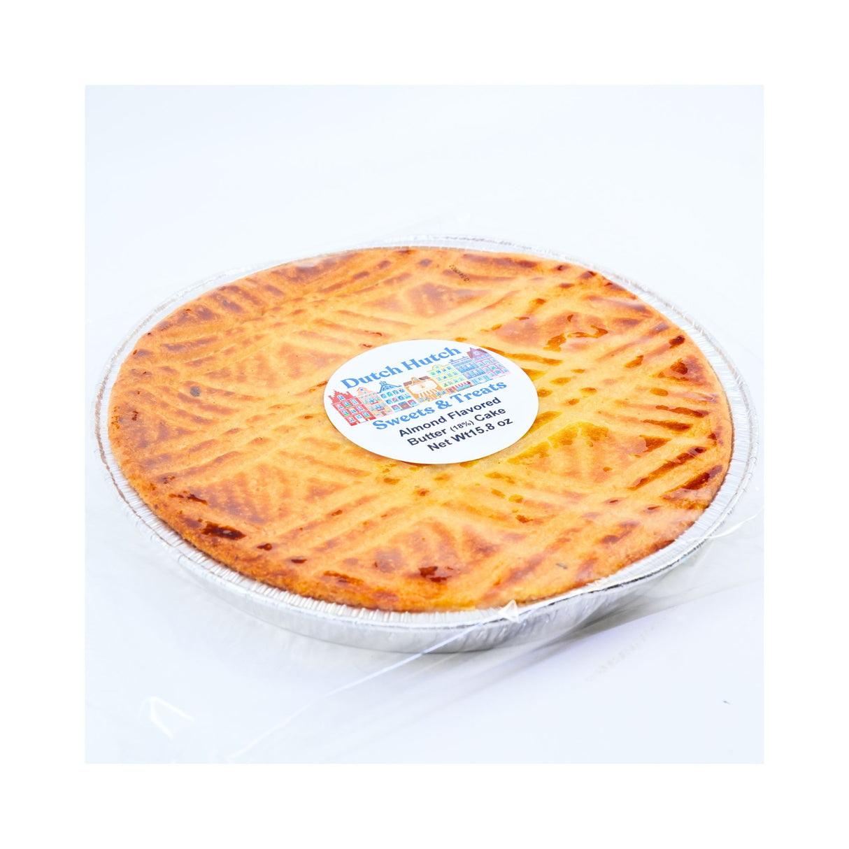 Dutch Hutch Almond  Butter Cake (Boterkoek) (18% butter)16 oz
