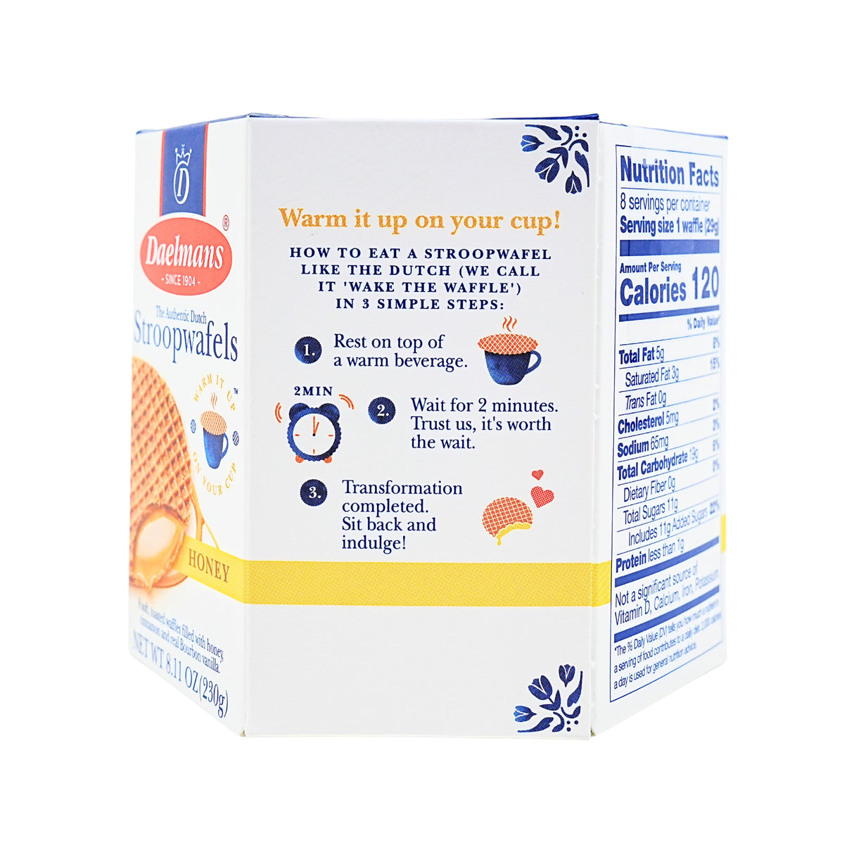 Daelmans Hex Box Honey Stroopwafels 8.11 oz