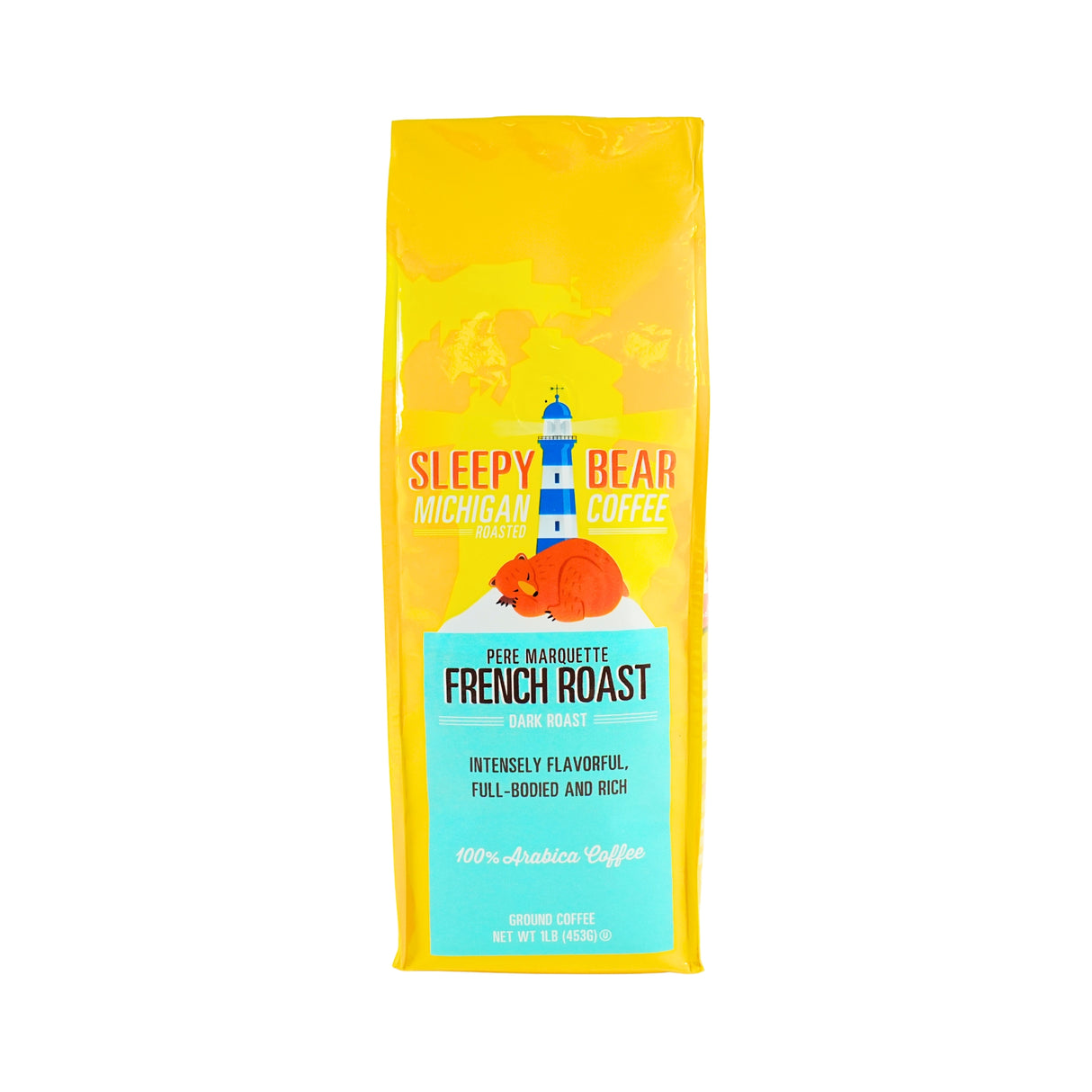 Sleepy Bear Pere Marquette French Roast Ground Coffee 16oz