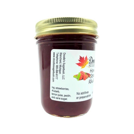 Doodles Strawberry/Rhubarb Jam 10 oz