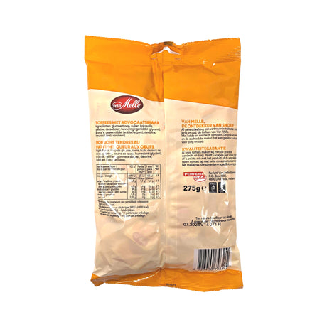 Van Melle Eggnog Toffees  7.9 oz bag Advocaat