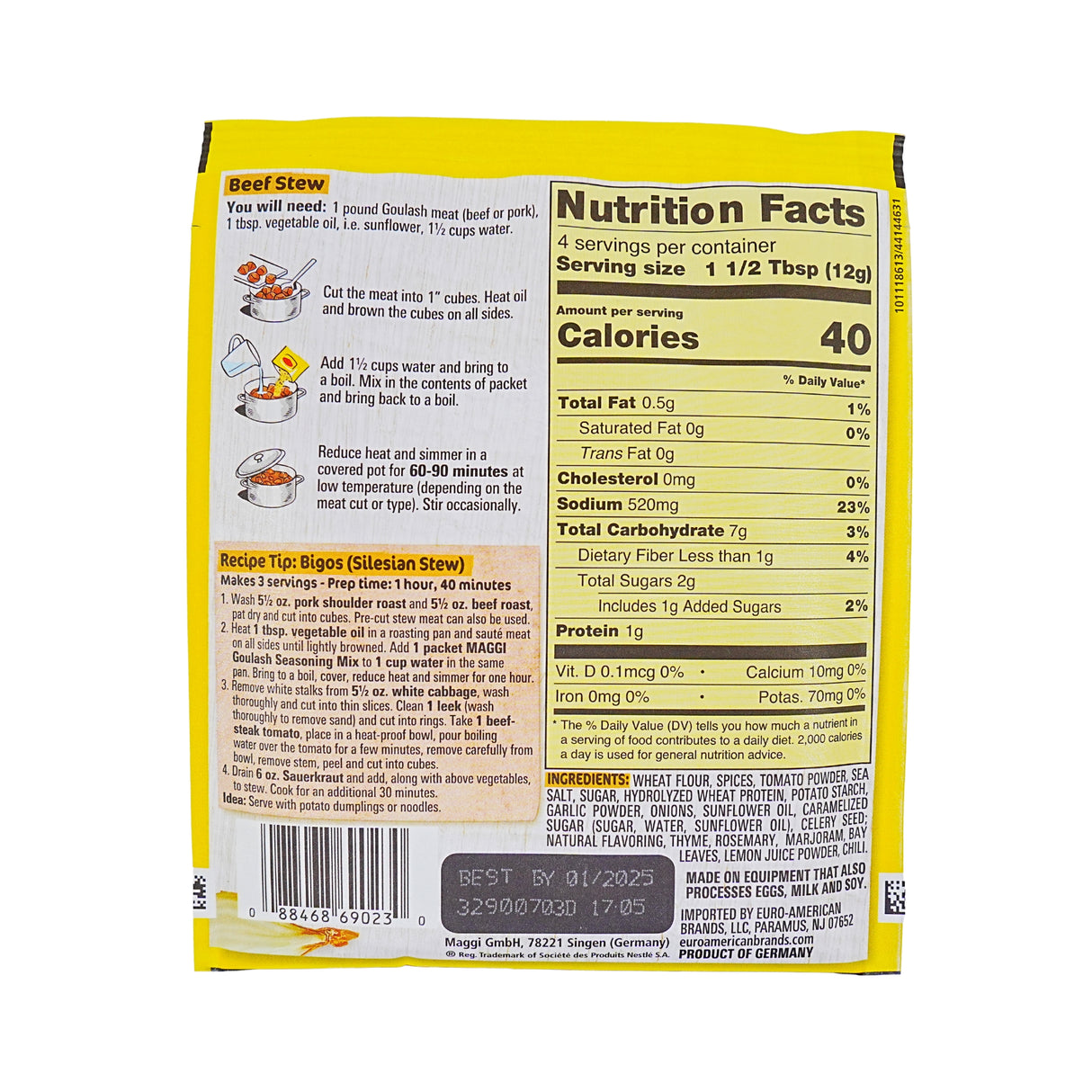 Maggi Goulash (Beef Stew) 1.55 oz