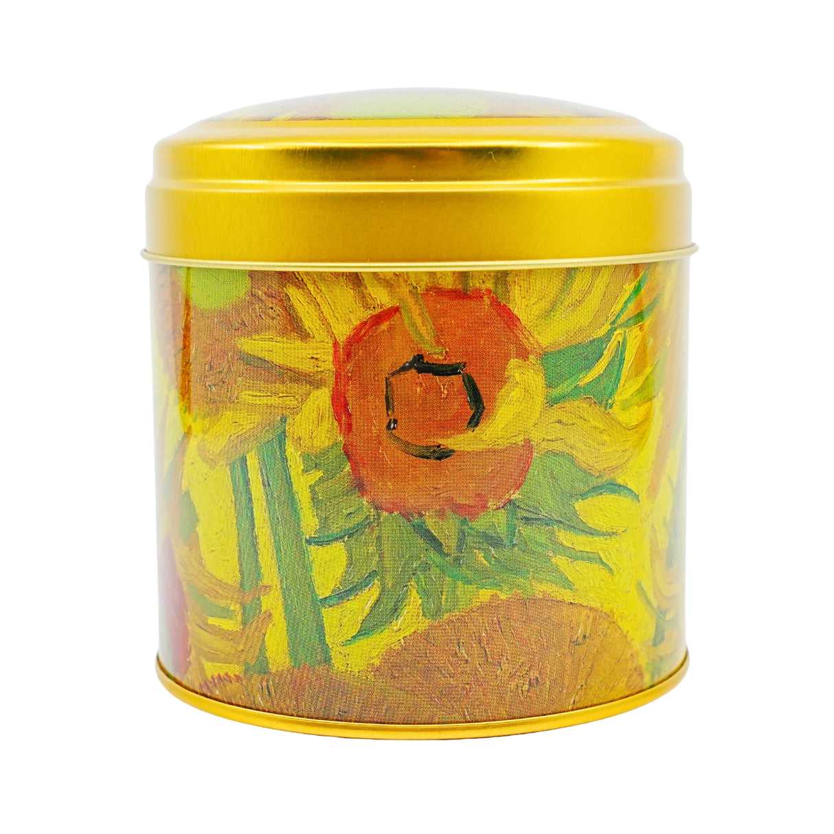 Van Gogh Sunflowers Stroopwafel Tin EMPTY