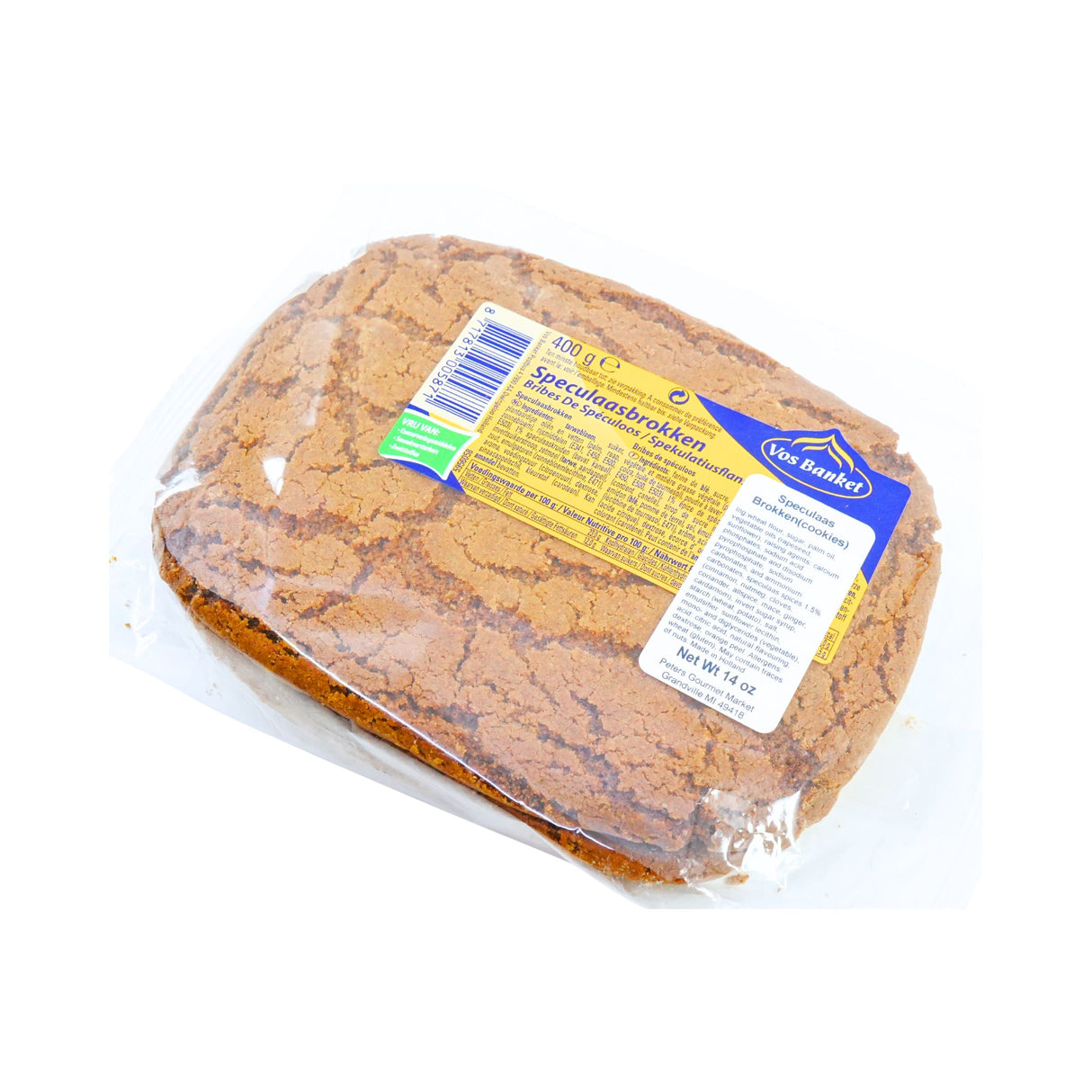 Vos Banket Speculaas Brokken 13.2 Ounce