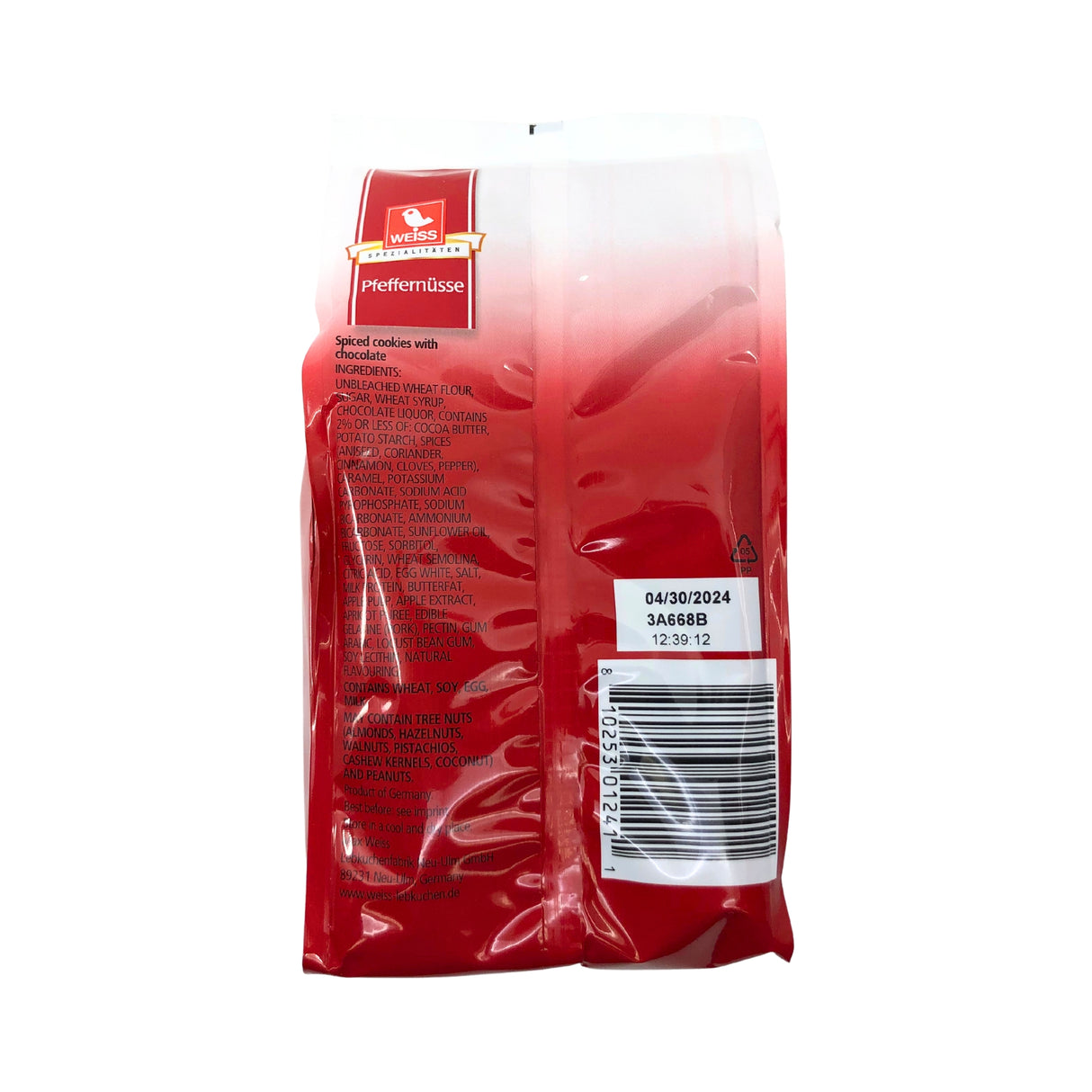 Weiss Chocolate Pfeffernusse 7 oz Bag