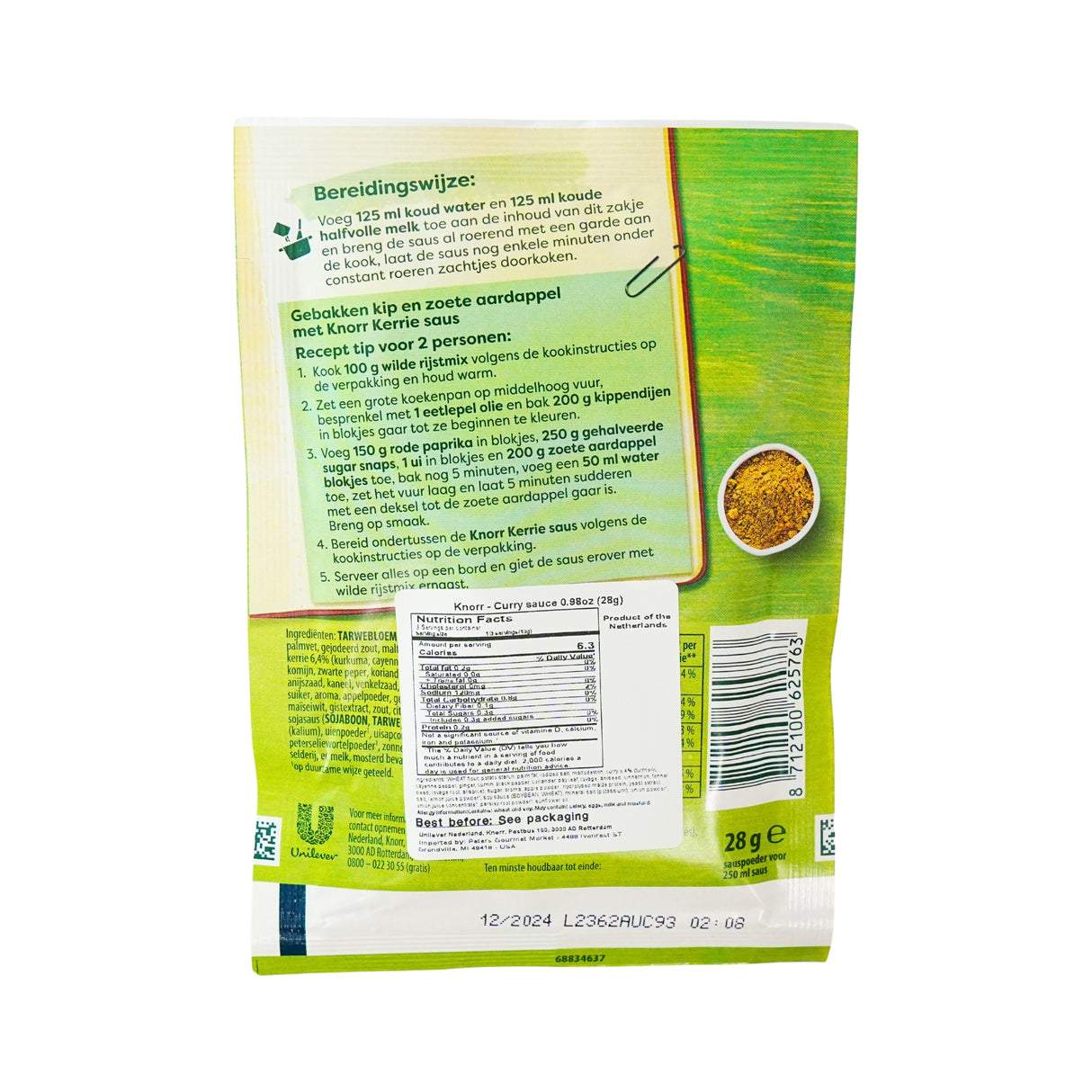 Knorr Mix for Curry Sauce 28g