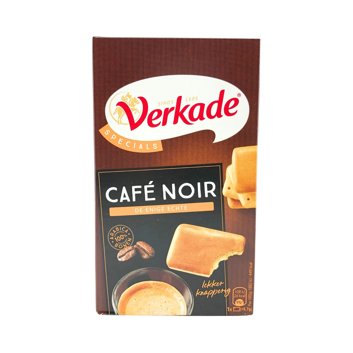Verkade Cafe Noir Biscuit 6.17 Ounce