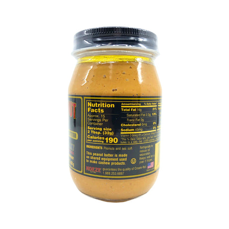 Koeze Crunchy Peanut Butter Natural 16.5 Oz