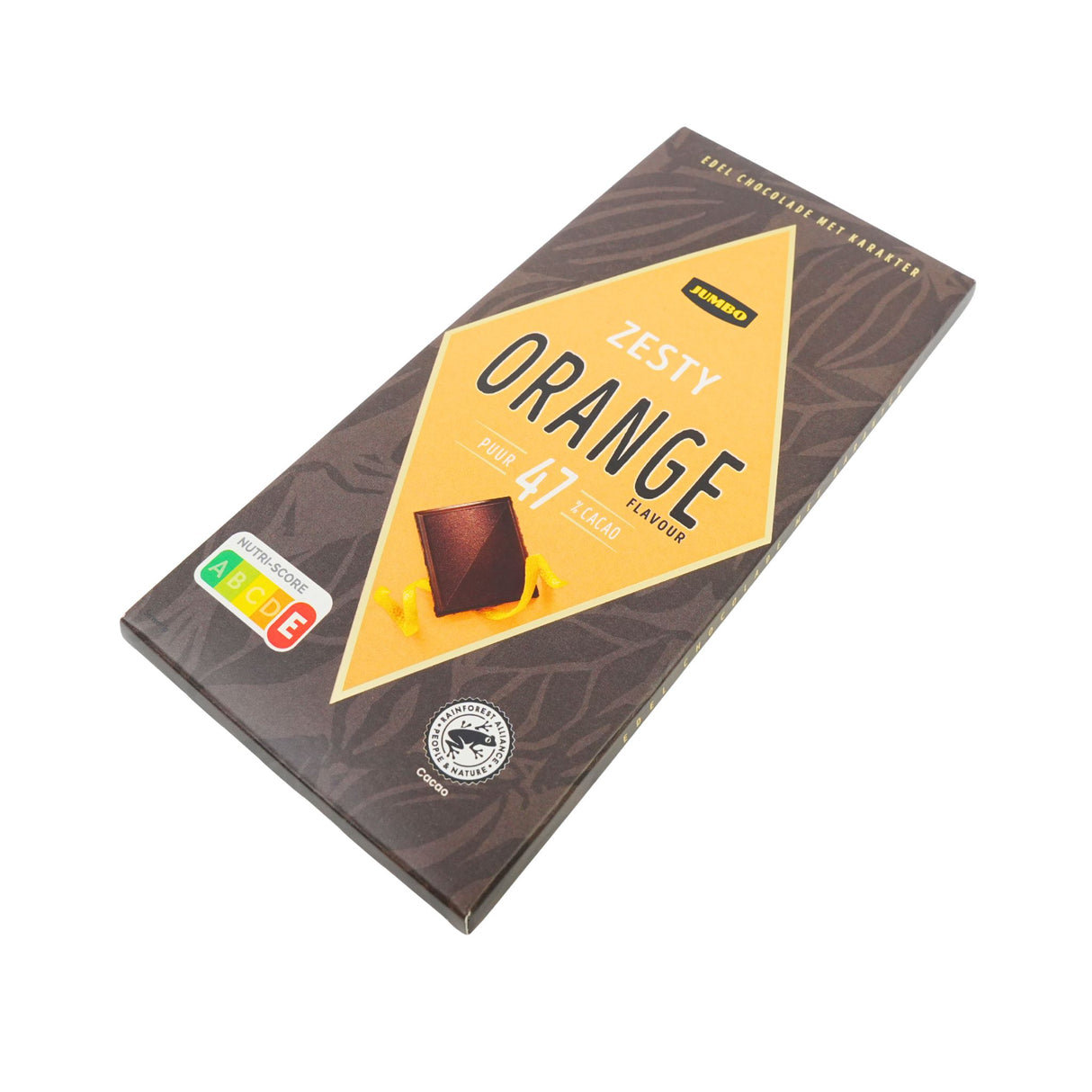 Jumbo Zesty Orange Dark Chocolate Bar 3.5oz 100 gr