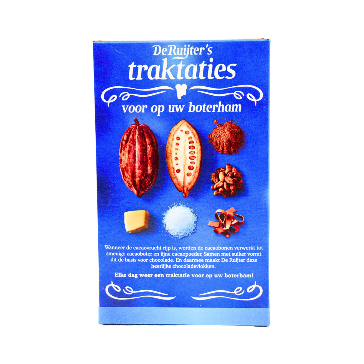 De Ruijter Milk Chocolate Flakes 7oz box