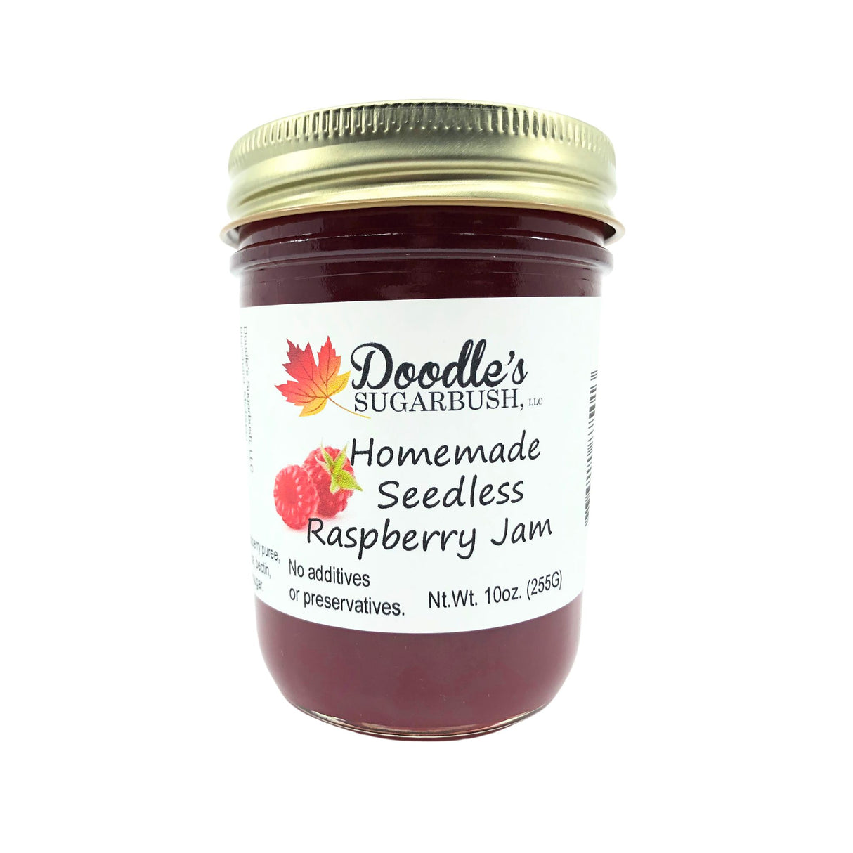 Doodles Seedless Raspberry Jam 10 oz