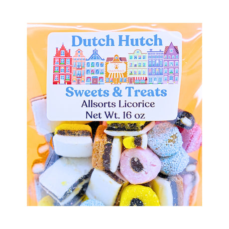 Dutch Hutch  MINI English Allsorts 14 oz By Gustafs
