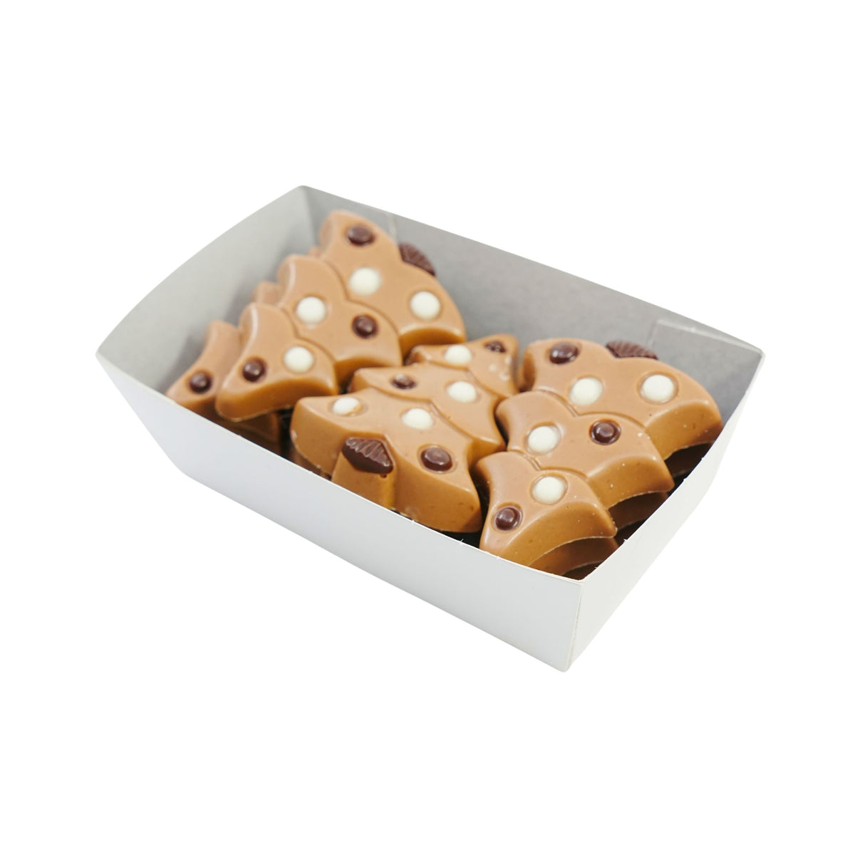 Martinez Milk Chocolate Caramel Seasalt Christmas Trees 4.7oz