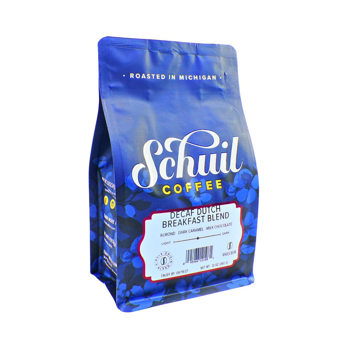 Schuil Decaf Dutch Breakfast  Coffee 12oz