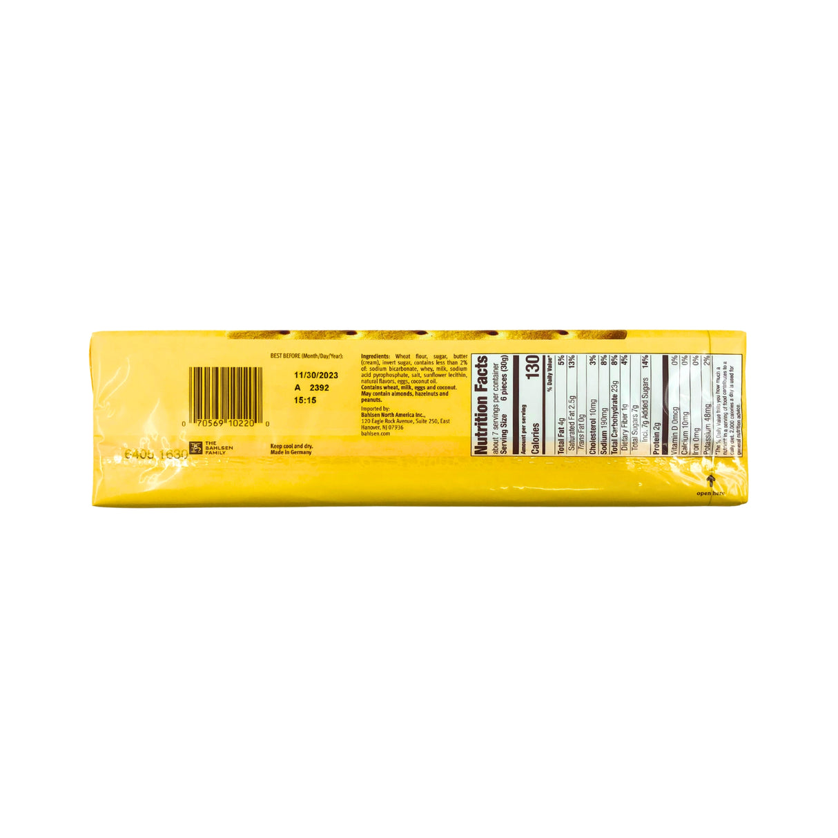 Bahlsen Leibniz Butter Biscuits 7 oz