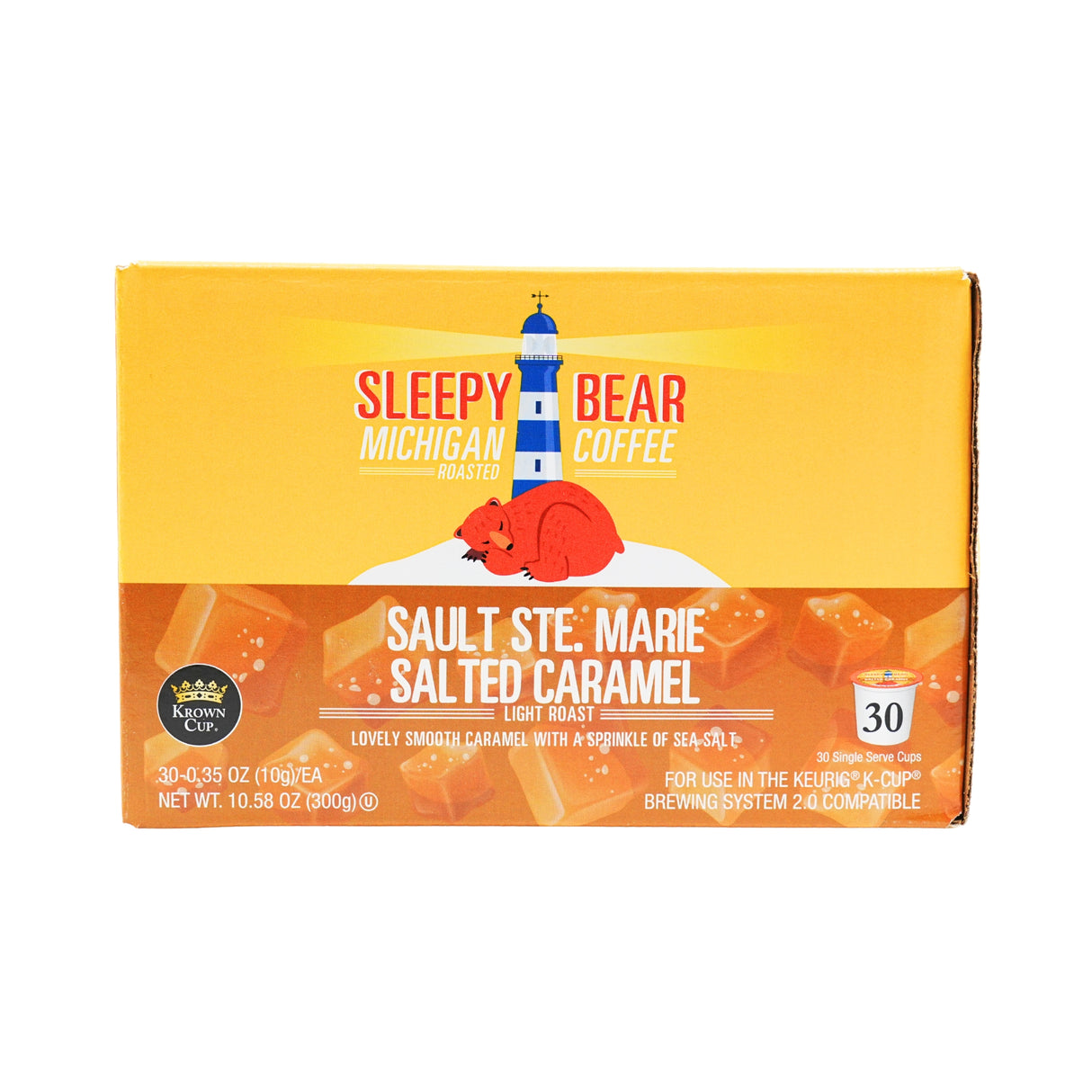 Sleepy Bear Sault Ste Marie Salted Caramel Coffee 30 ct K CUP