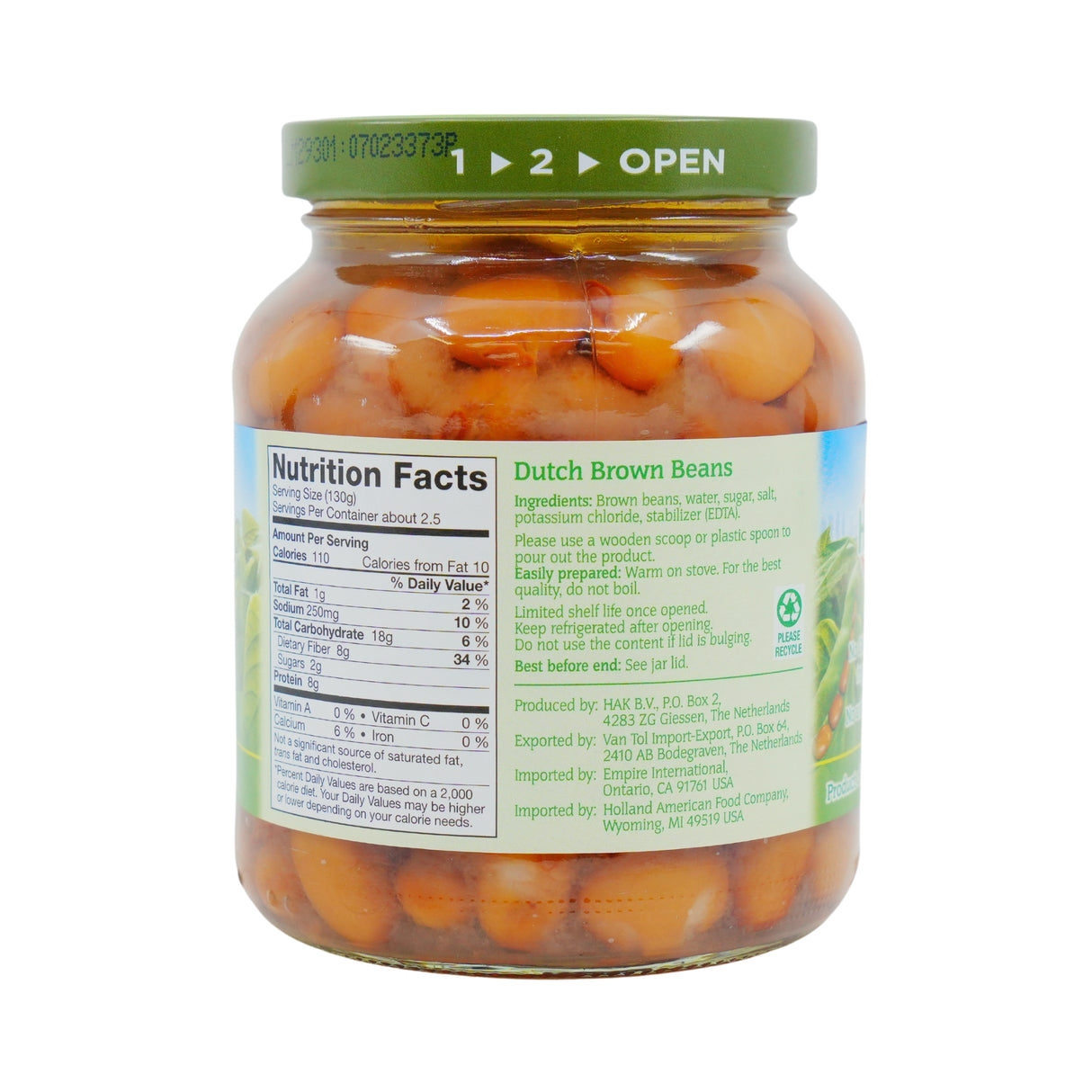 Hak Dutch Brown Beans 12.6 Oz