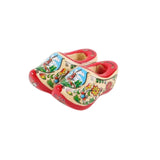 Magnet Wooden Shoe Red Sole 1.75 inch