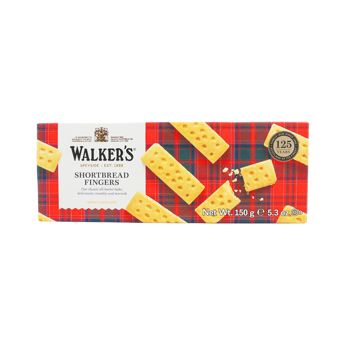 Walkers Pure Butter Shortbread Fingers 5.3oz