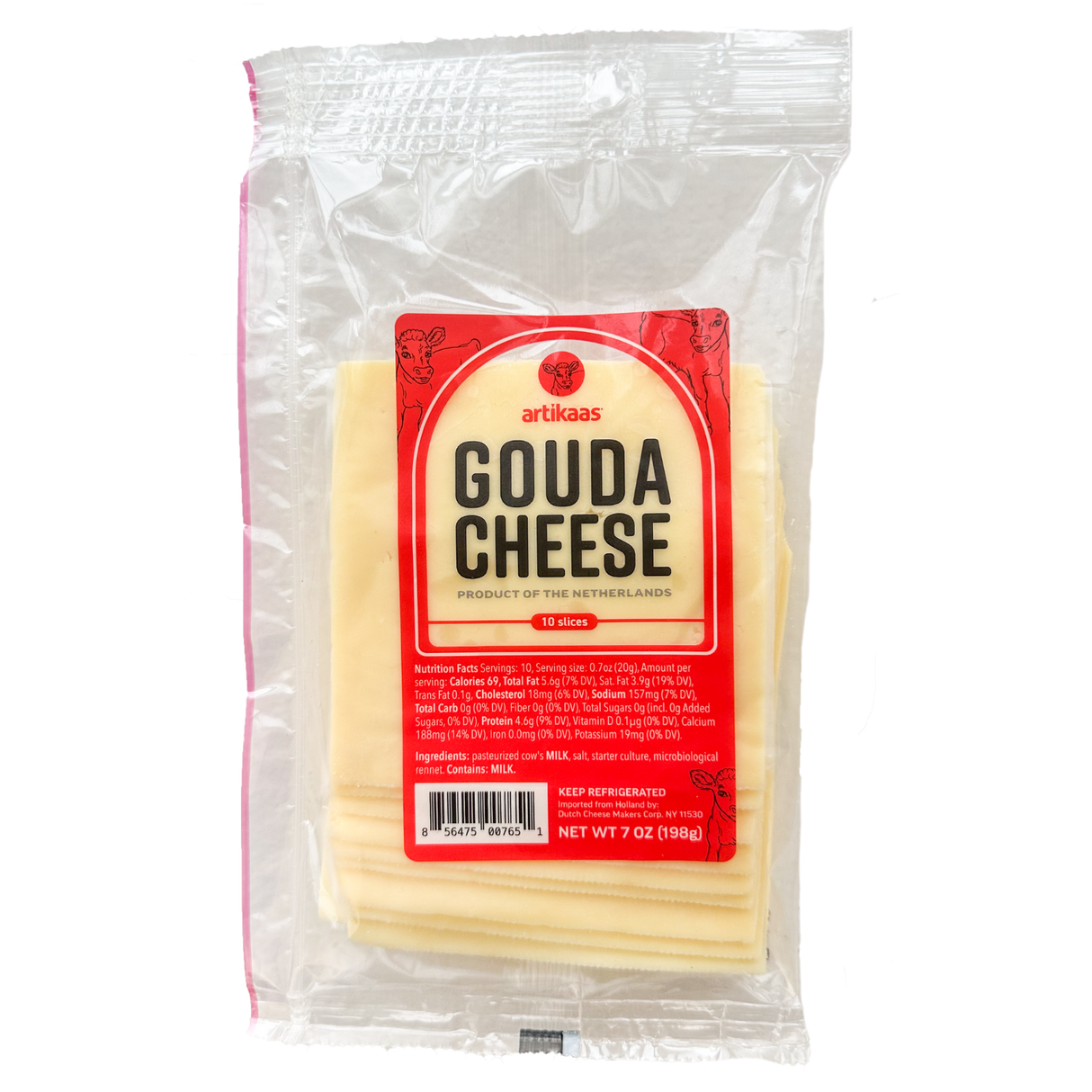 Artikaas Sliced Creamy  Gouda 7 oz