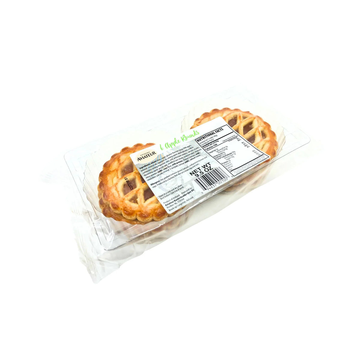 Aviateur Apple Koeken 9.8 oz (6 cakes)