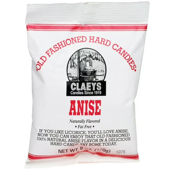 Claeys Candy Anise Drops 6oz