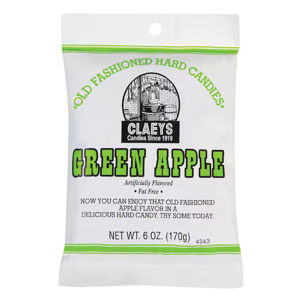 Claeys Candy Green Apple Drop 6oz