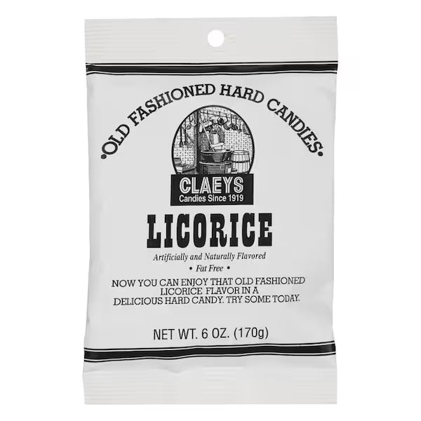 Claeys Candy Licorice Drops 6oz