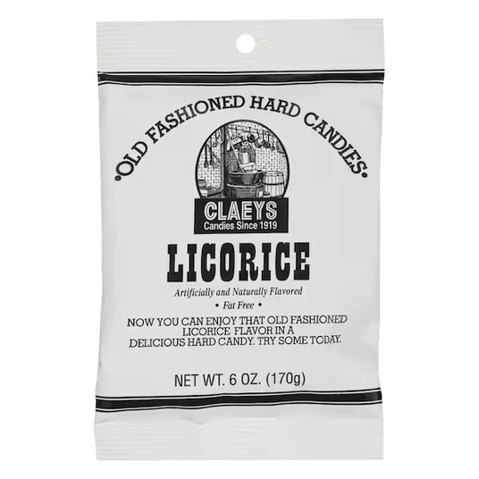 Claeys Candy Licorice Drops 6oz