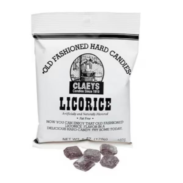 Claeys Candy Licorice Drops 6oz