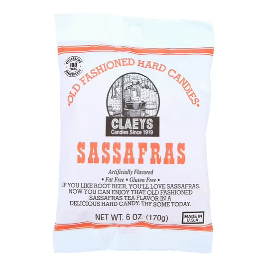 Claeys Candy Sassafras Drops 6oz