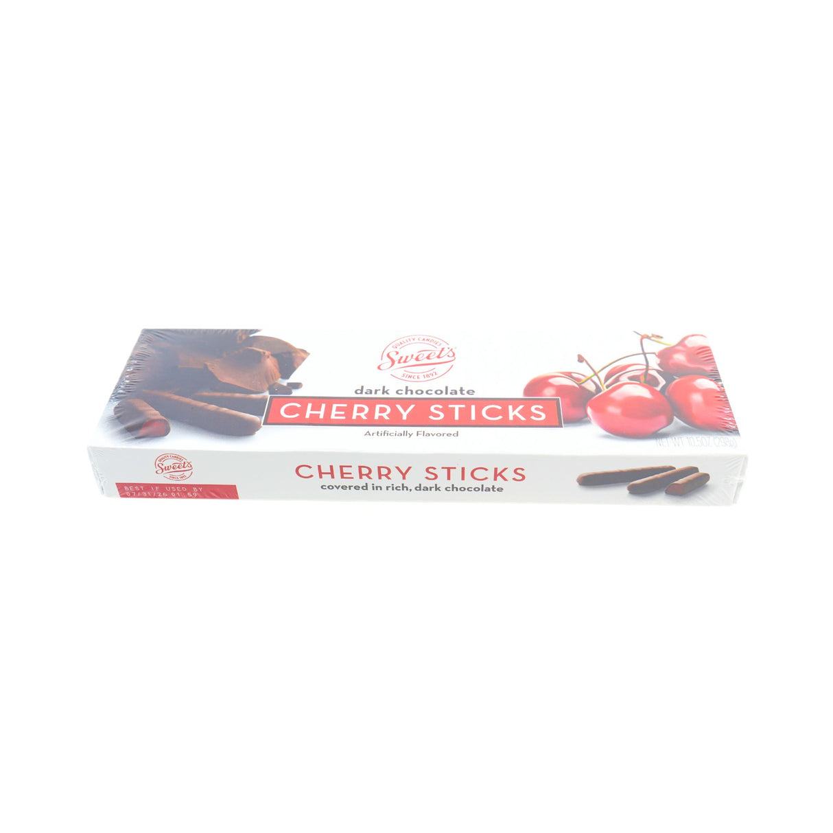 Sweets Dark Chocolate Cherry sticks 10.5 oz box