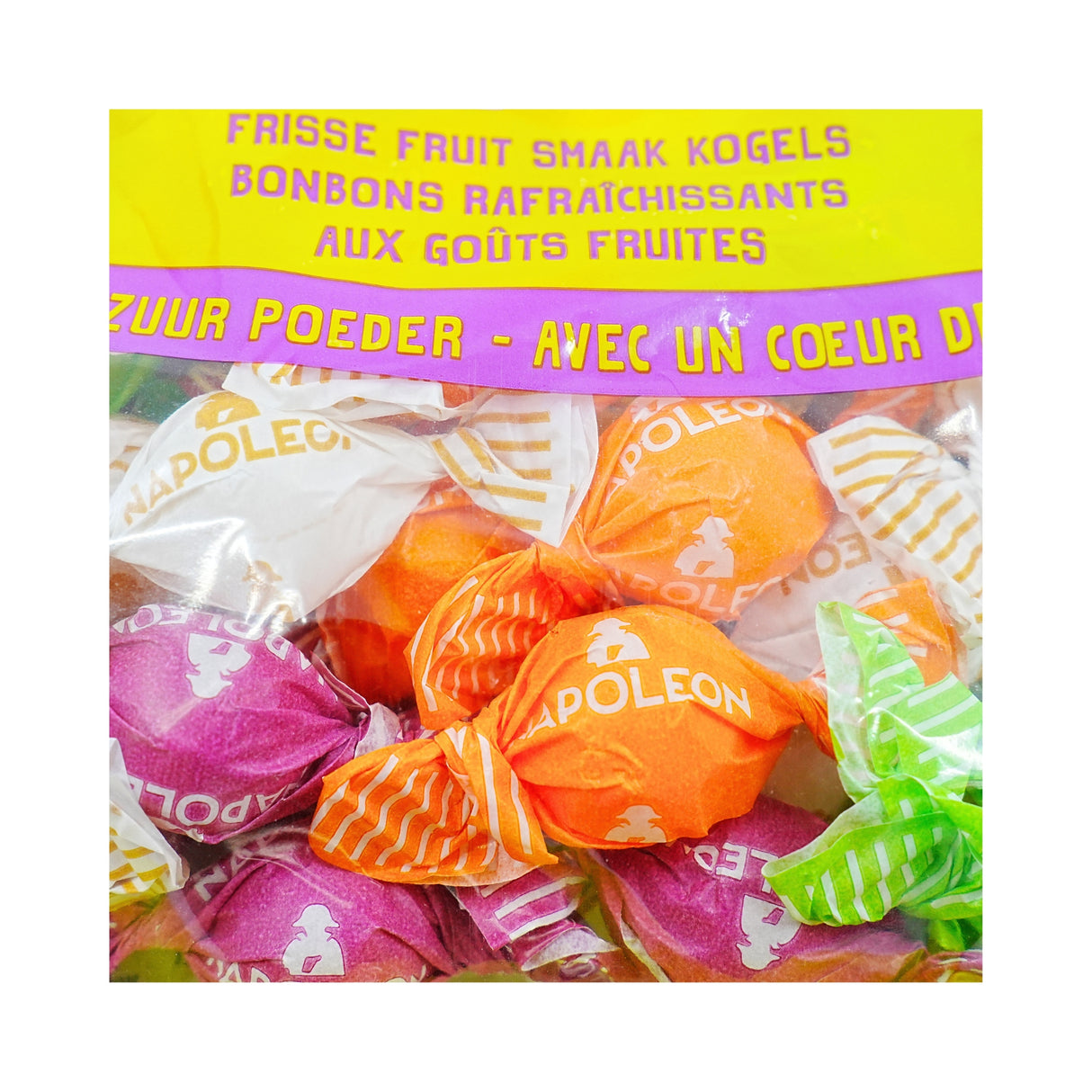 Napoleon Fruit Mix Sour Candy Balls 2.2 lb