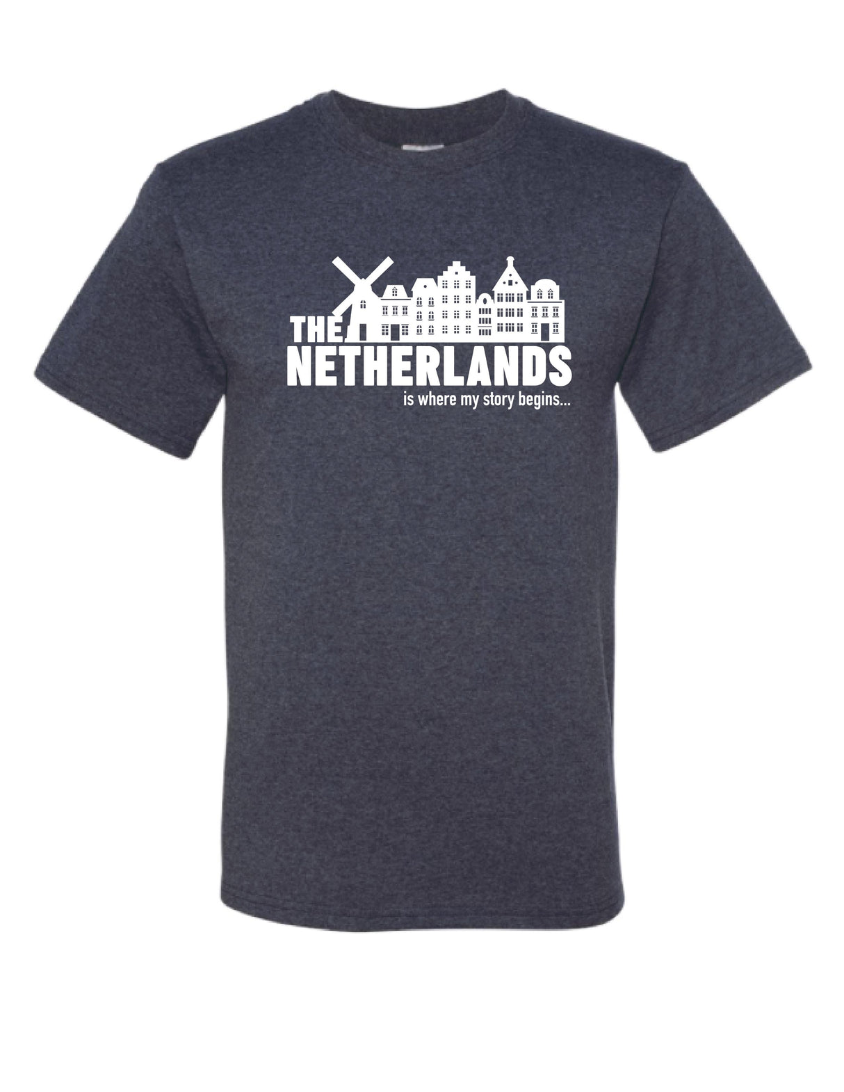Netherlands My Story Navy Adult SMALL T-shirt
