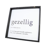 Hoekstra Decor Gezellig With Definition Framed Wall Art